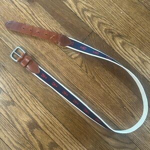 Men’s J-Crew Lobster belt Size 38